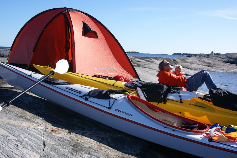 Camping pitch for tent without electricity