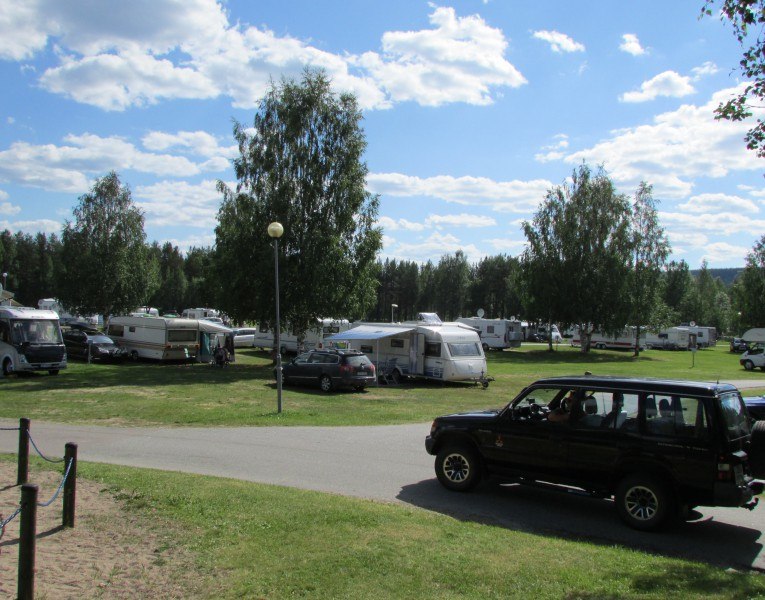 Camping pitch for caravan/motorhome/tent with electricity, No 221-230
