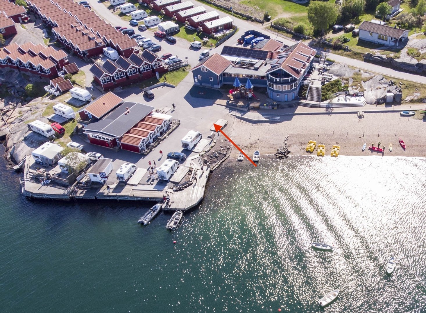 Wohnmobilstellplatz 502 am Steg – max. 7,5 Meter