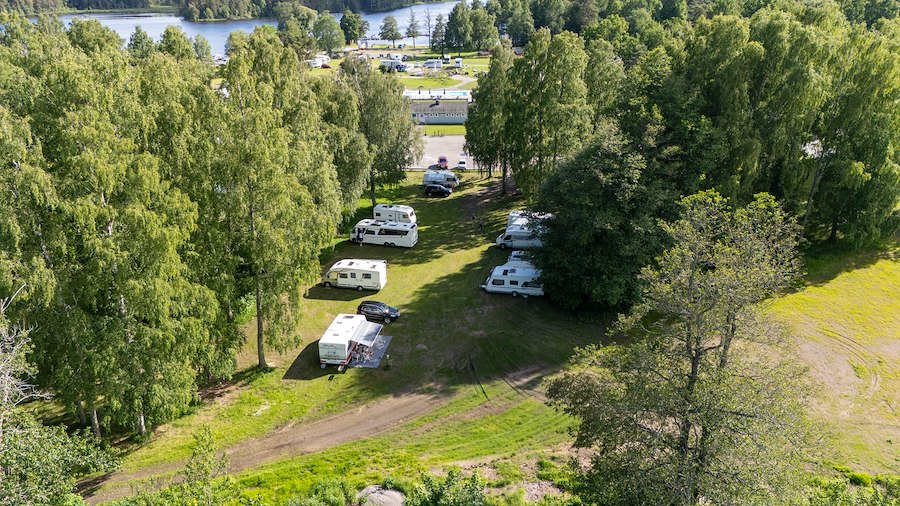 Camping pitch "Solsidan" caravan/motorhome - Electricity possible