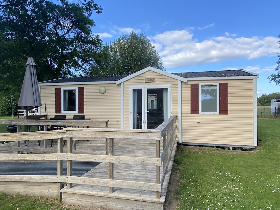 Static caravan "Hägern" (3+1 beds, WC/shower, adapted for disabled)