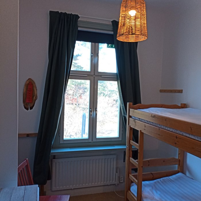 2-bäddsrum i vandrarhem 