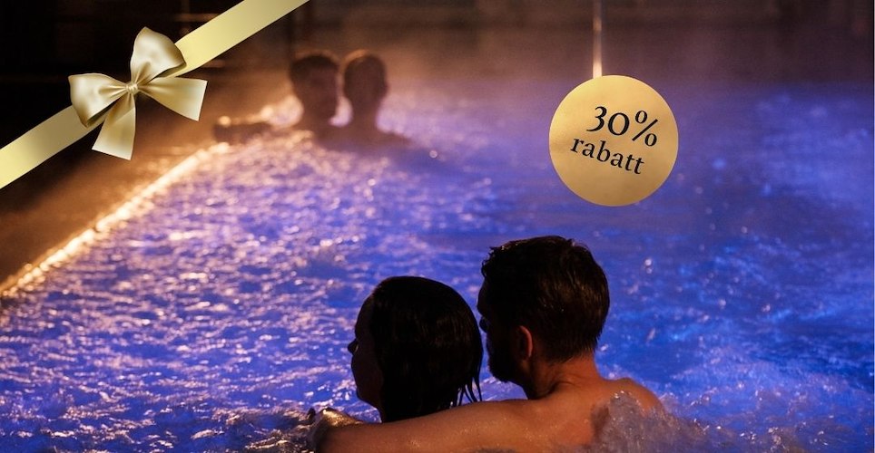 voucher-Årets Julklapp - 30% rabatt på Spapaket Delight  ankomst tisd-torsd