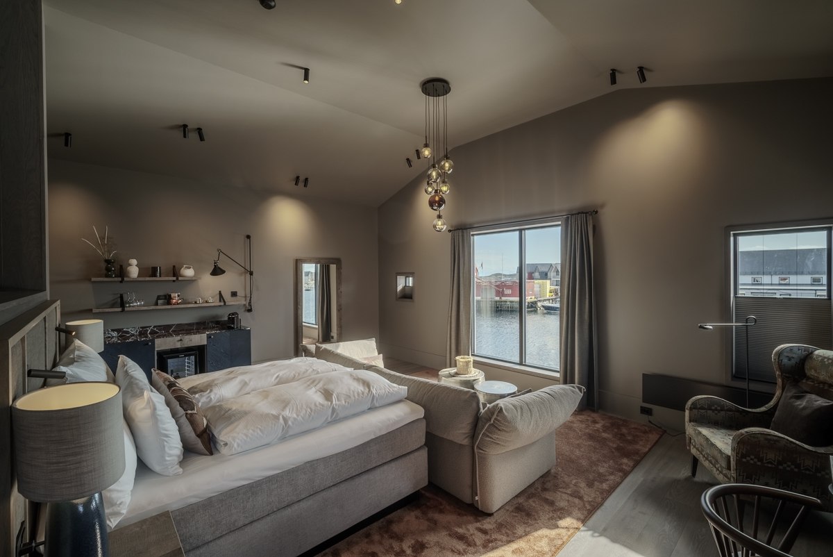 Loft suite with harbour view