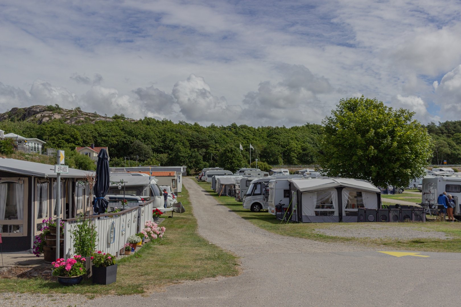 Campingplatz inklusive Stromanschluss - max. 13 Meter (Gras)