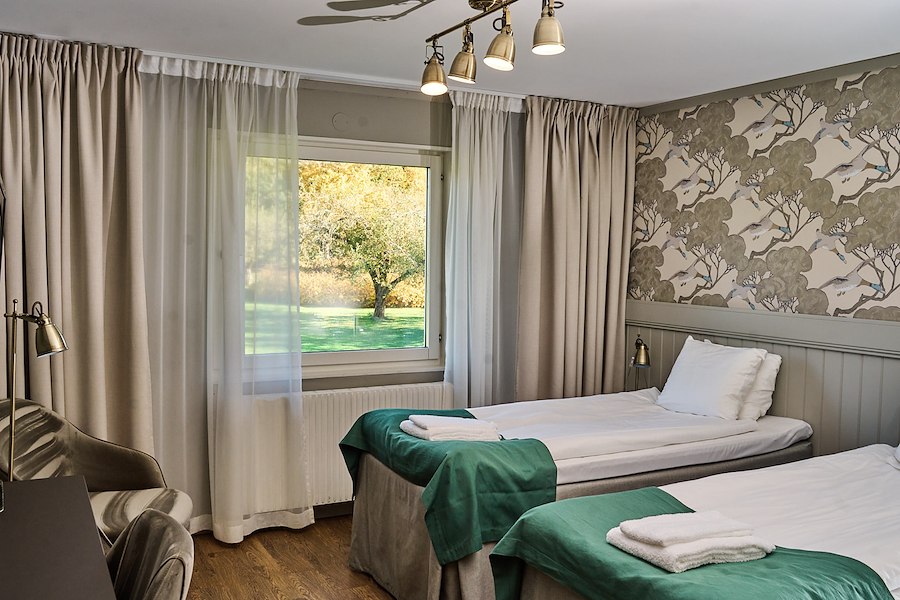 Double room with dog