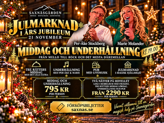 Julmarknadspaket 20-22 november