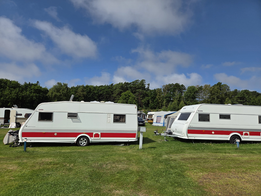 Camping pitch caravan/motorhome with electricity. Area. Ängen No 1-30