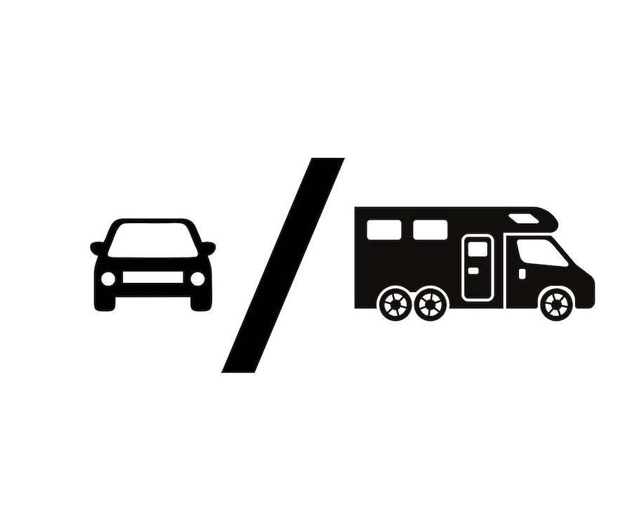 Motorhome / Car alone