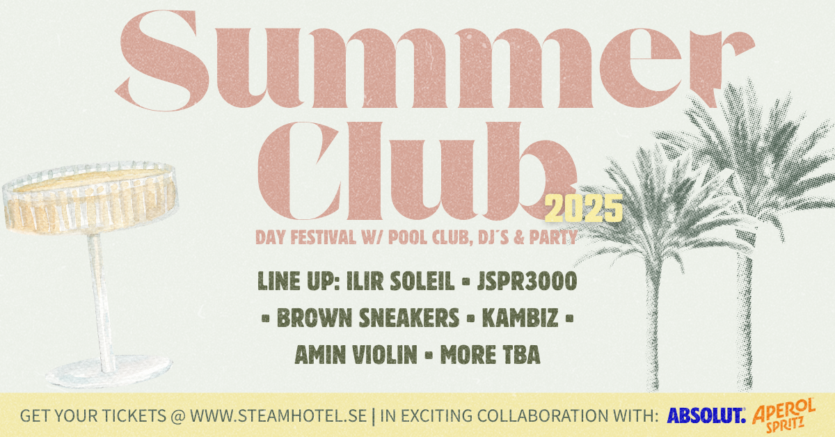 Image of SUMMER CLUB 16/7- kl.11.30 