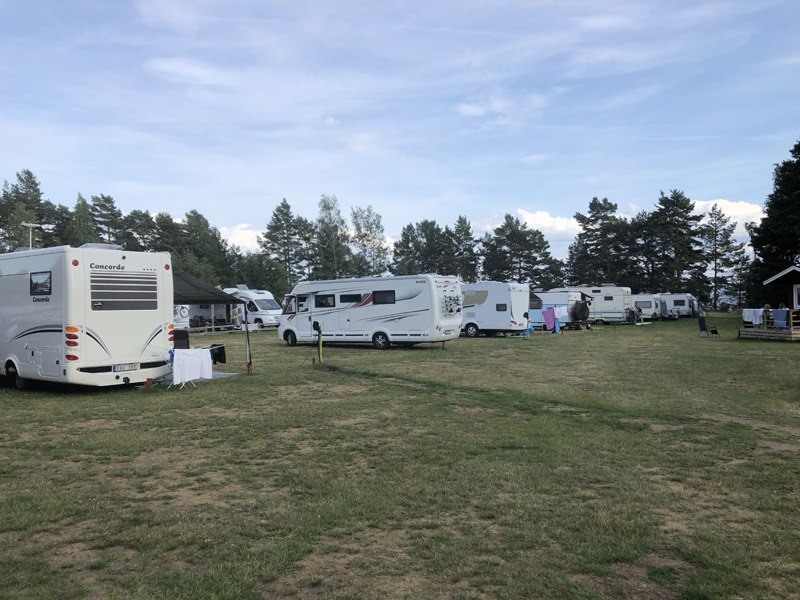 Camping pitch caravan/motorhome with electricity