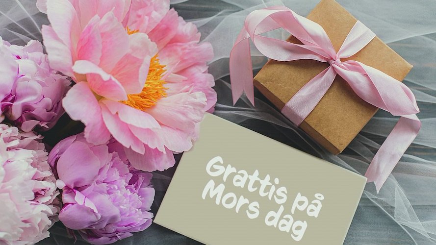 voucher-Morsdag present middag för 2