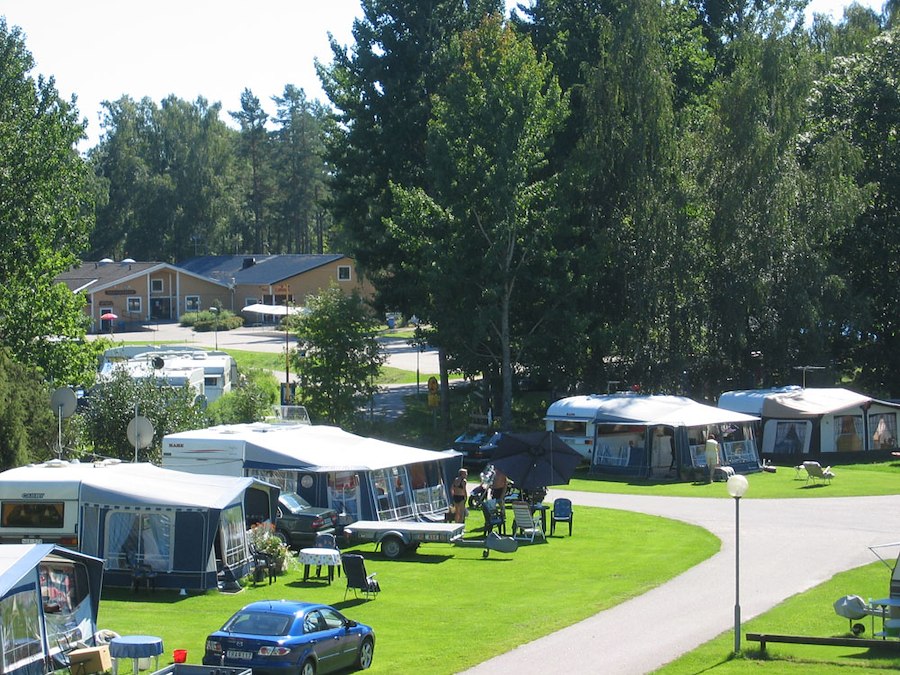 Camping pitch caravan/motorhome with electricity
