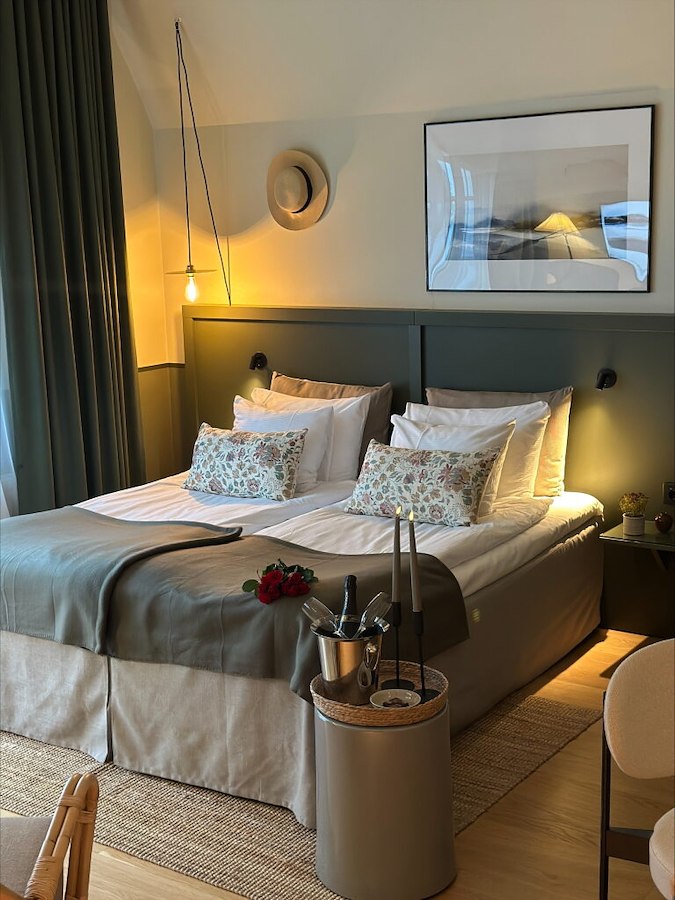 Dubbelrum med balkong Strandhotellet