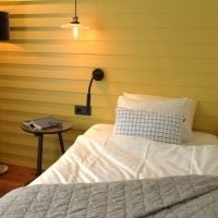 Enkelrum med havsutsikt i Badhotellet