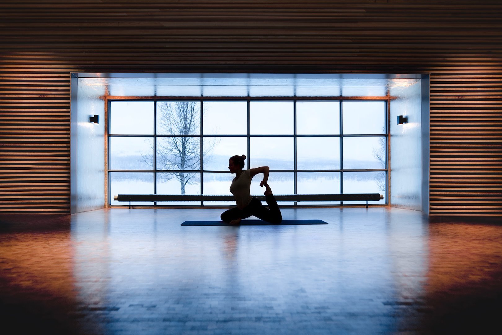 Morning yoga