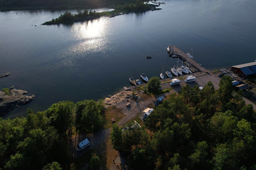 Bootsliegeplatz in Djuphamnen