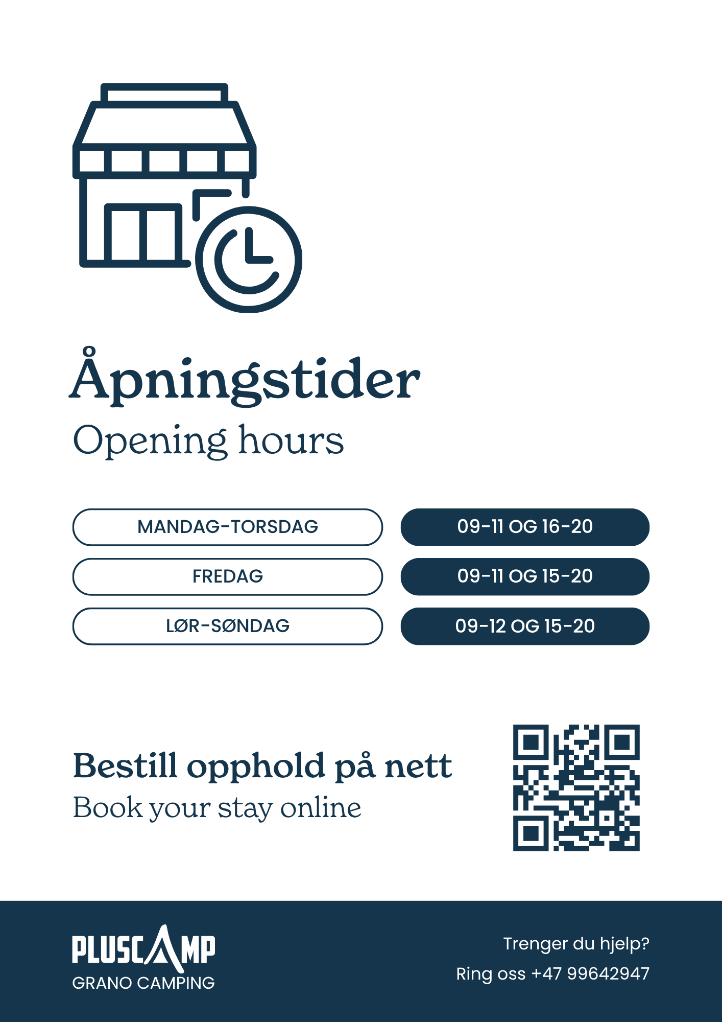 Åpningstider