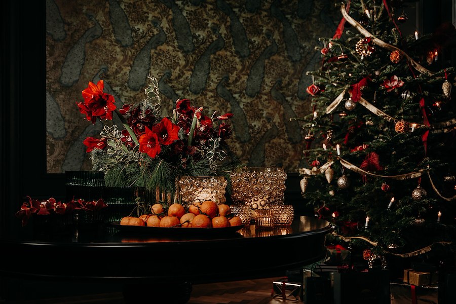 Julbord kvällstid