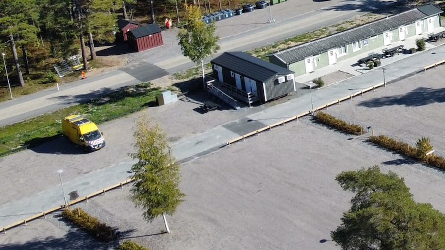 Caravan/motorhome pitch with electricity Area E