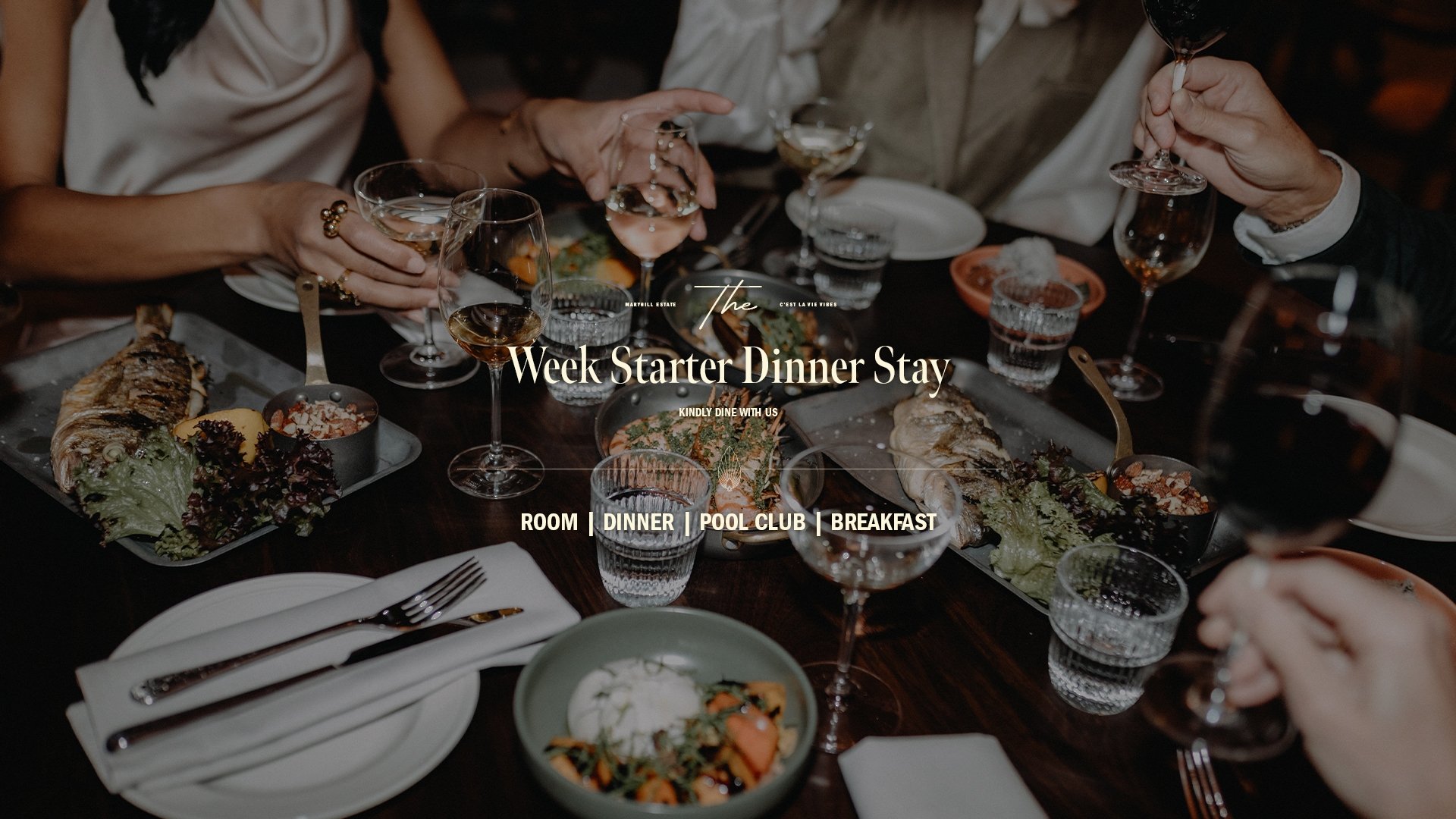 Week Starter Dinner Stay