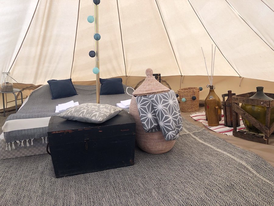 Glamping dubbelrum 2