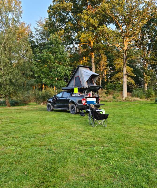 Campingstellplatz für Wohnwagen/Wohnmobil ohne Strom – 9 Meter