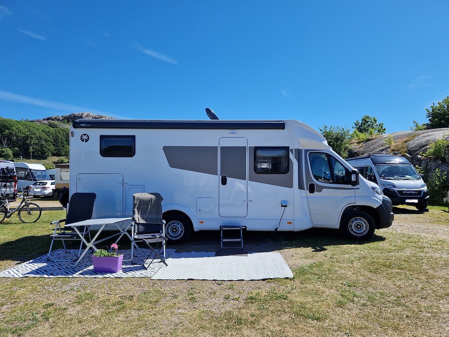 Camping pitch for caravan/motorhome/tent incl. electricity Max 8 M