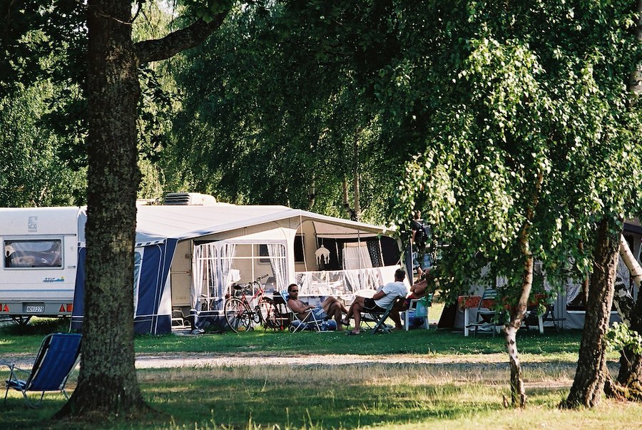 Camping pitch caravan/motorhome with electricity/water 160  sqm. 16A