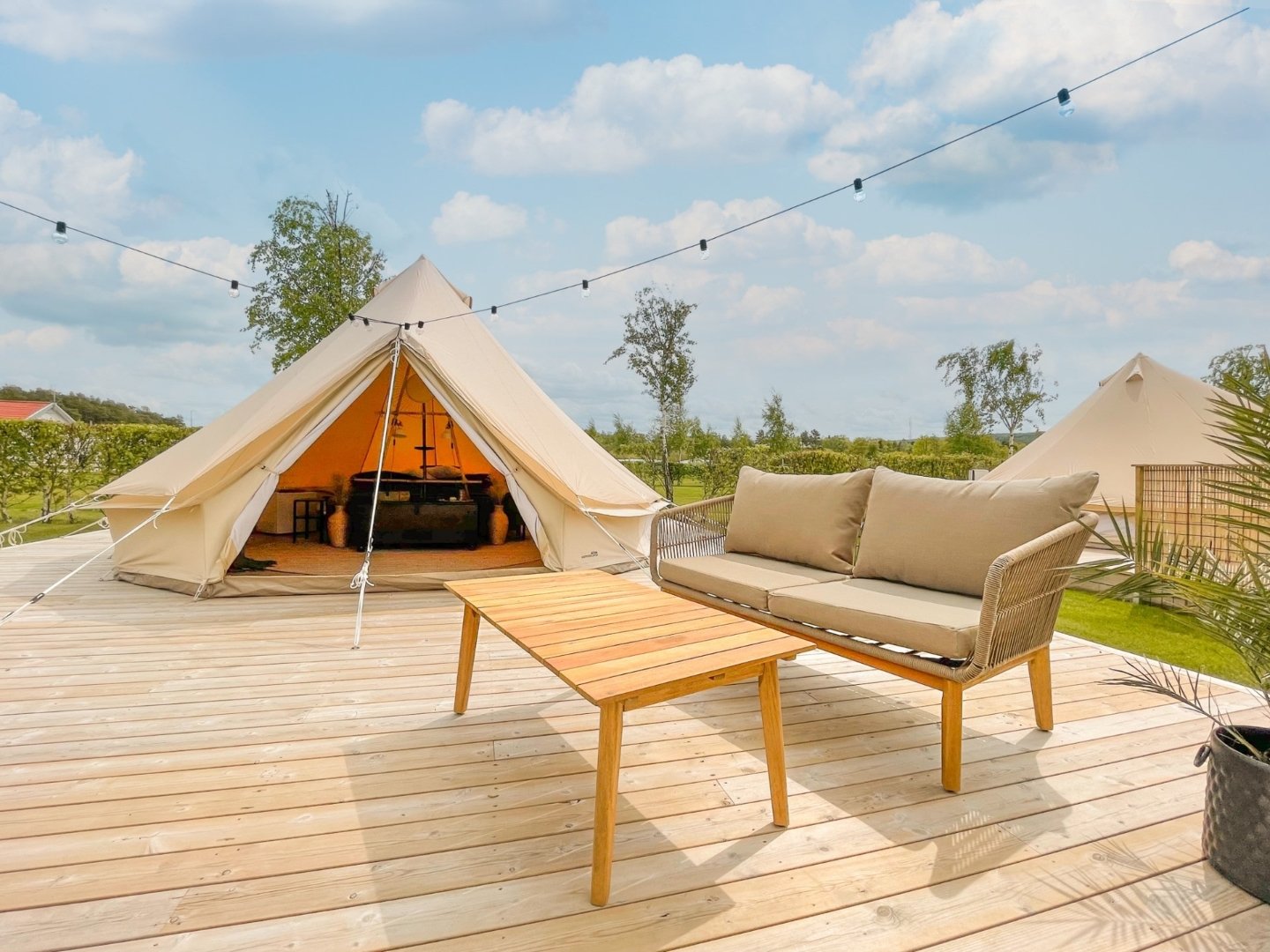 Glampingzelt Bali (2 Betten, kein WC/Dusche)