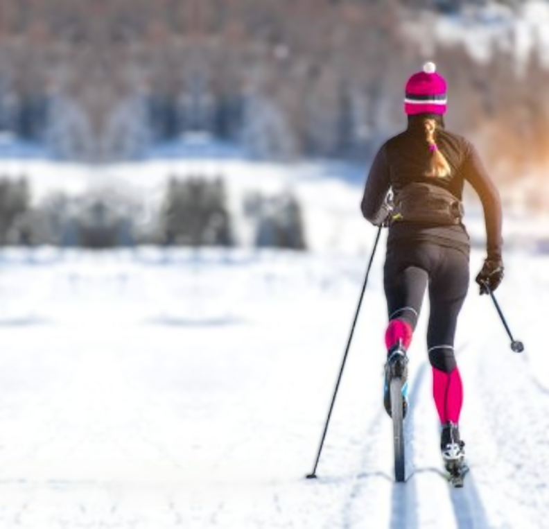 Skier's package with technique training