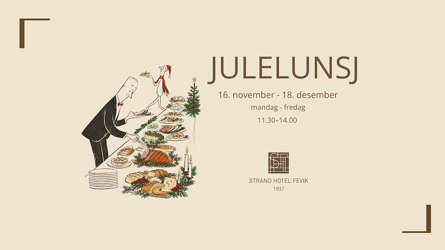 Julelunsj på Strand Hotel Fevik