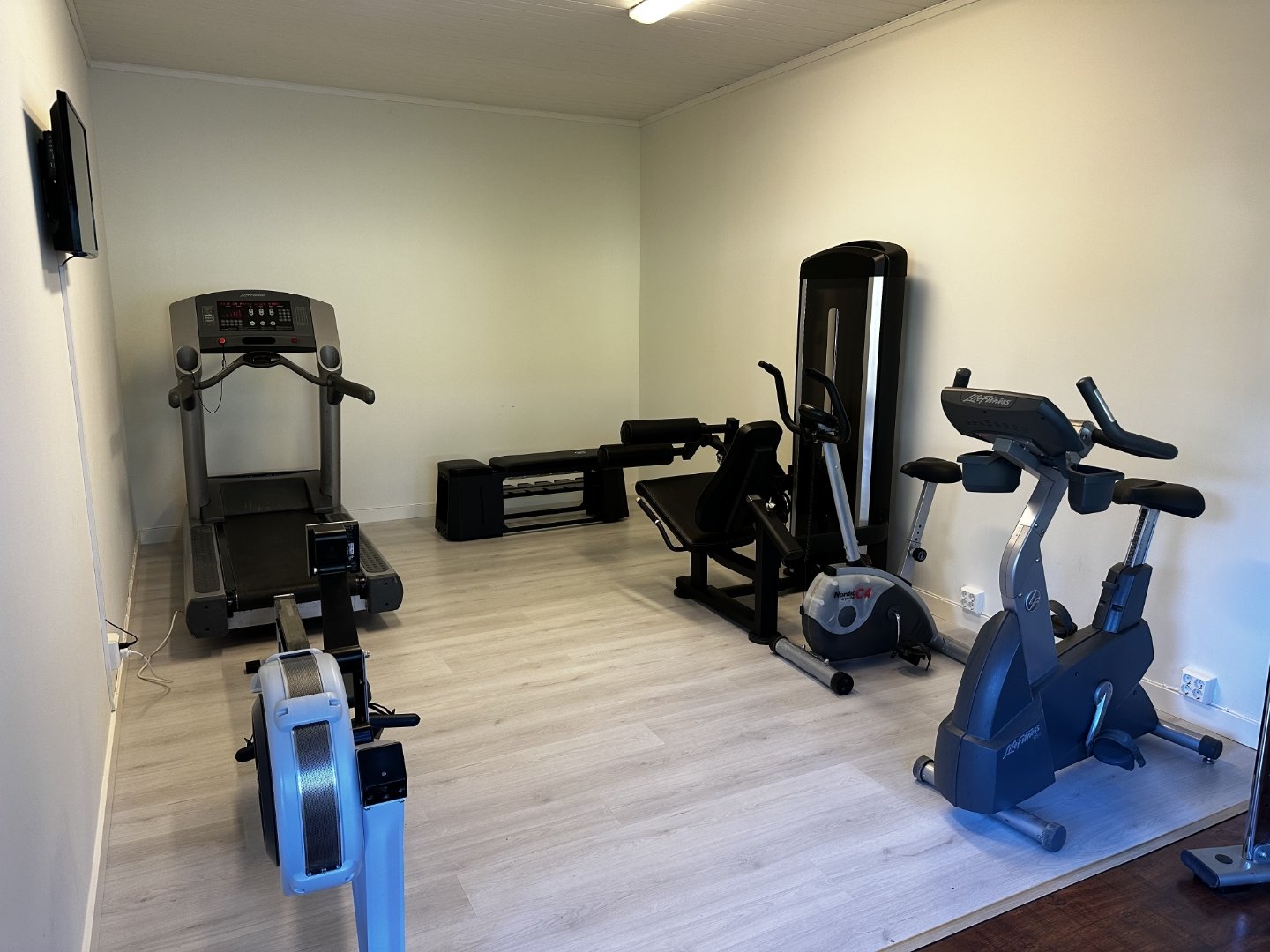 Sauna and gym