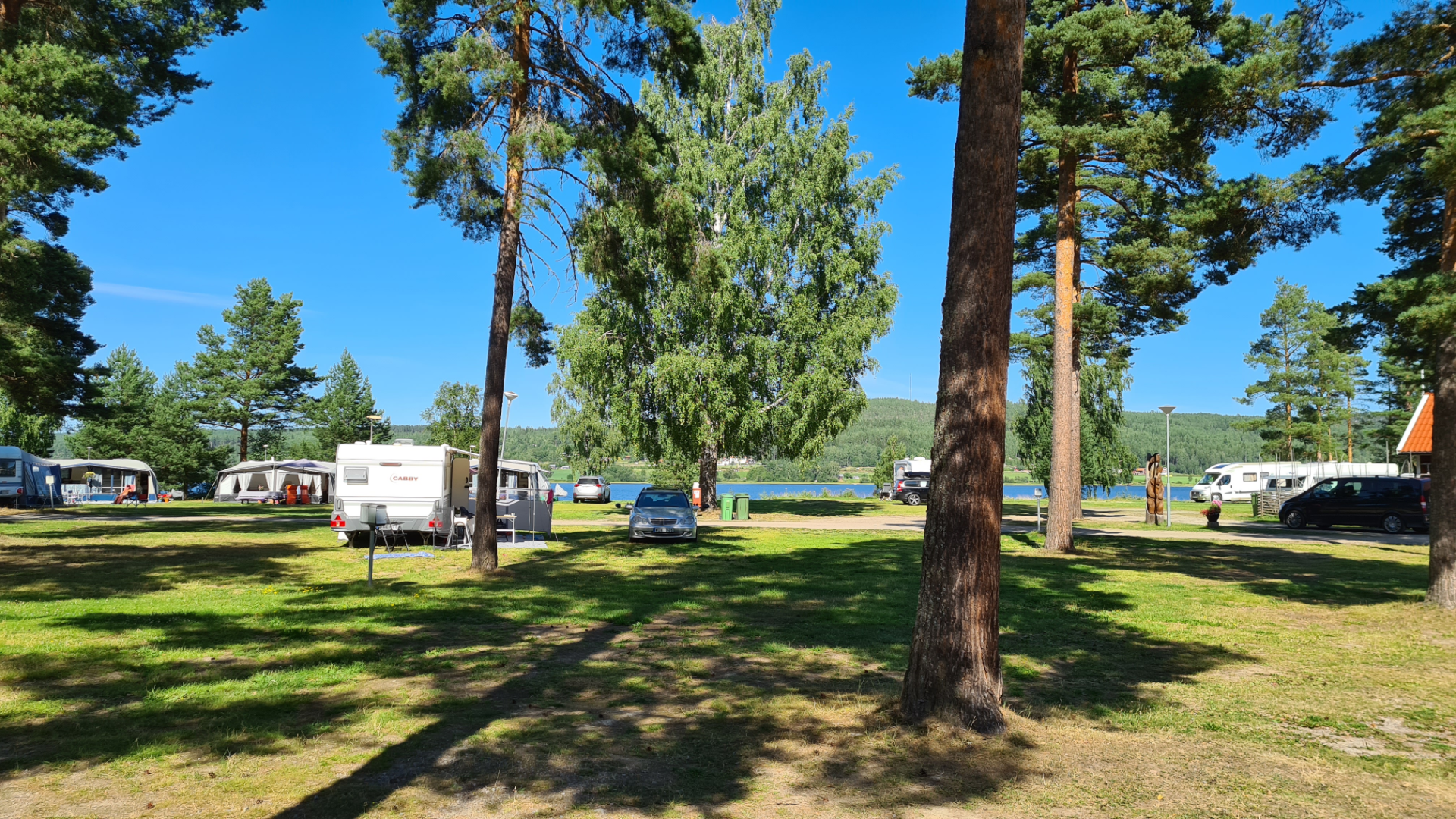 Camping pitch caravan/motorhome without electricity
