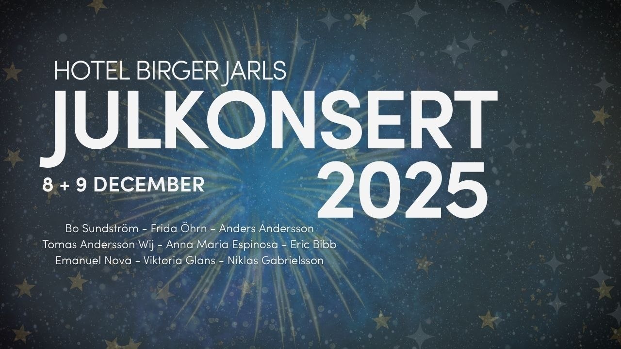 Image of Julkonsert 8 & 9 december 2025 kl. 19.30