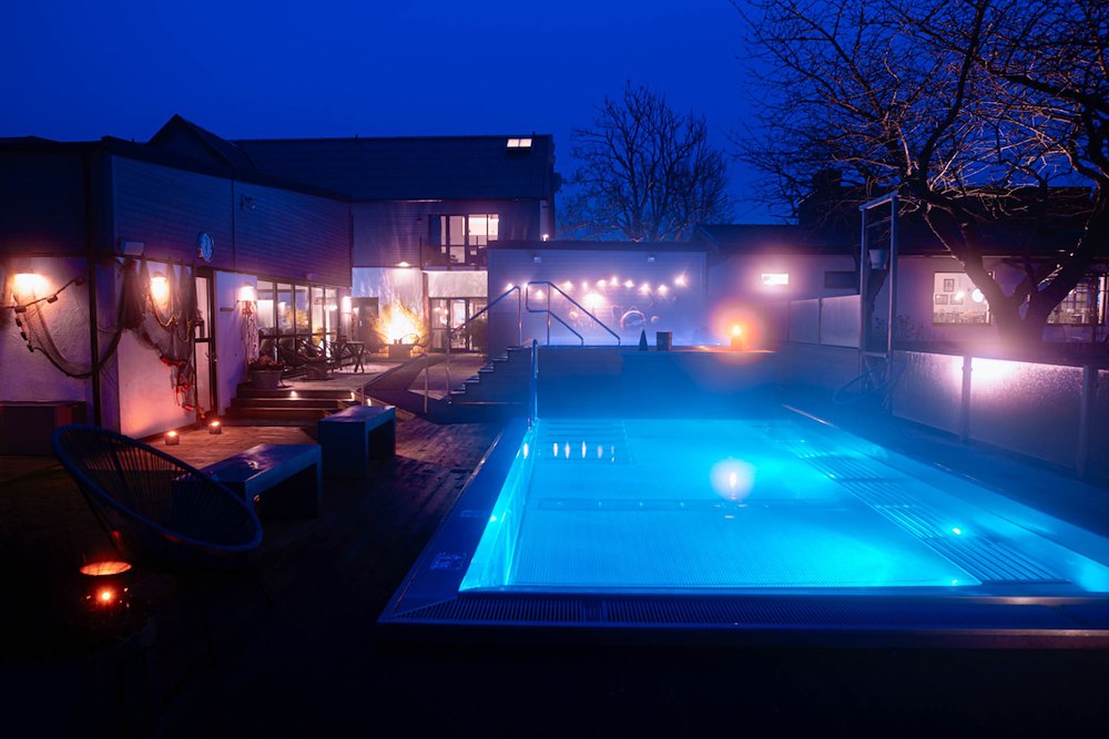 Image of December dip and late dinner