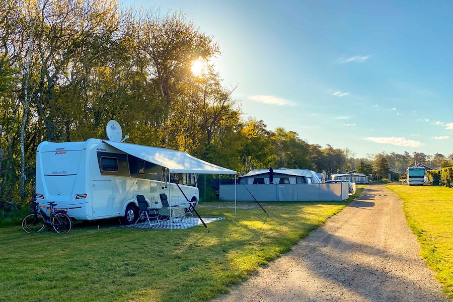 Camping pitch caravan/motorhome/tent with electr. & WS XL - max 10 meter