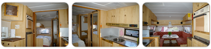 Rental caravan (2+2 beds)