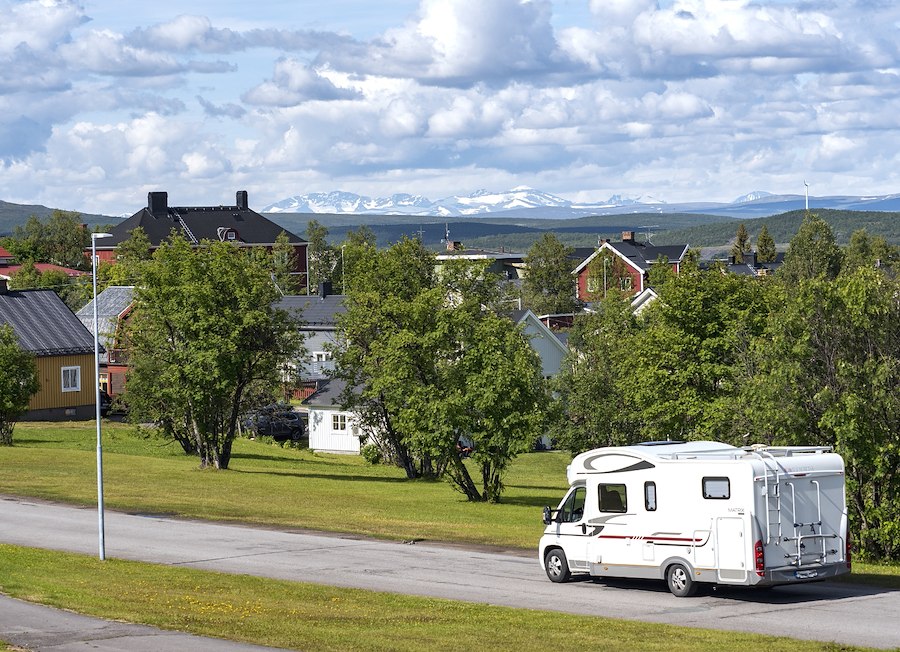 Motorhome Pitch without Electricity