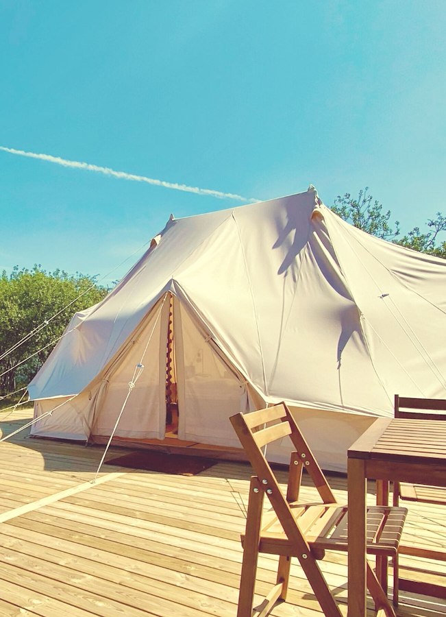 Glamping tent
