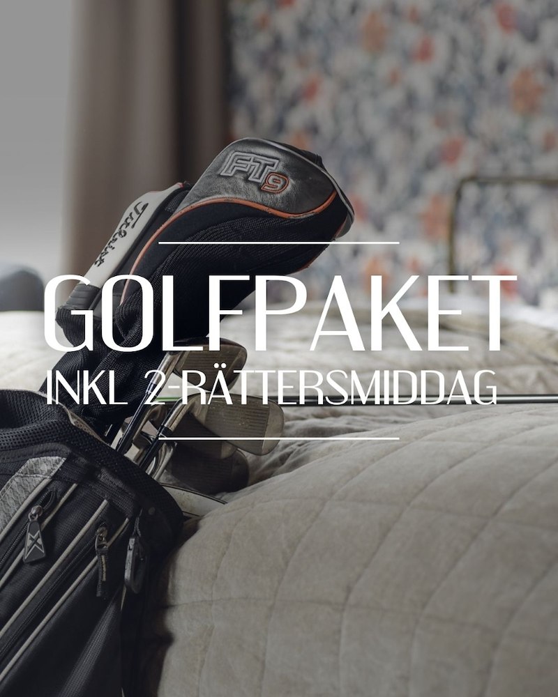 GOLFPAKET INKLUSIVE 2-RÄTTERSMIDDAG 