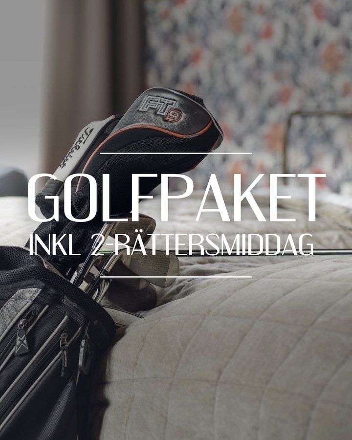 GOLFPAKET INKLUSIVE 2-RÄTTERSMIDDAG 