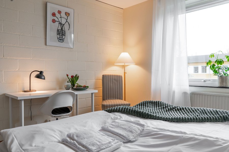Tvåbäddsrum i Ljunggården (Hostel Deluxe)