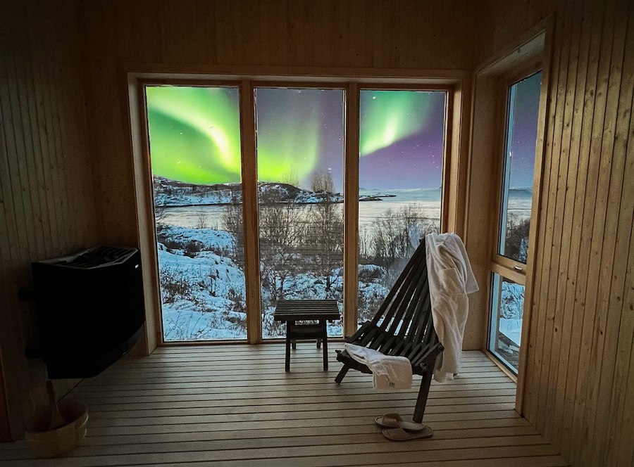Utendørs sauna