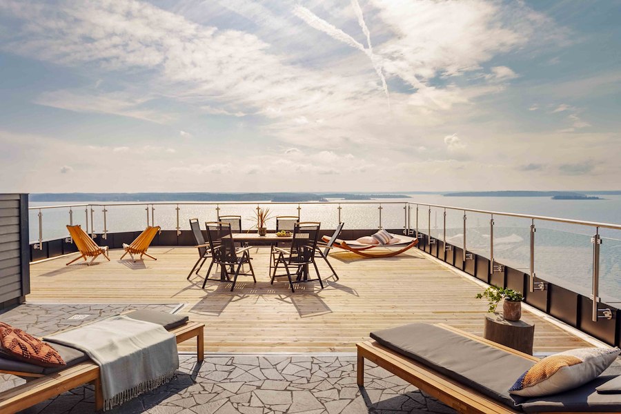Deluxesvit med terrass