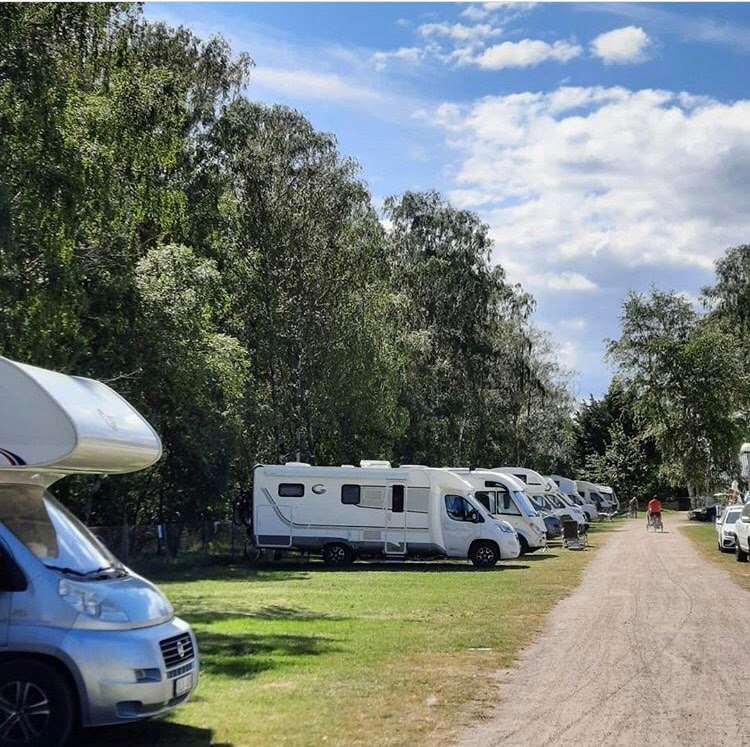 Stopover for motorhome, with electricity