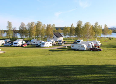 Camping pitch caravan/motorhome with electricity