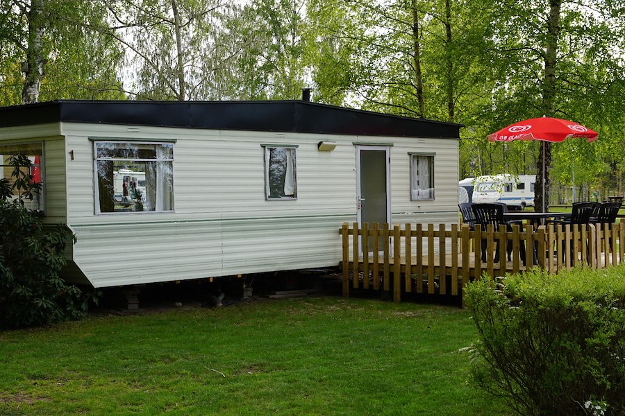 Mobilhome 1 (4-5 beds, WC/shower)