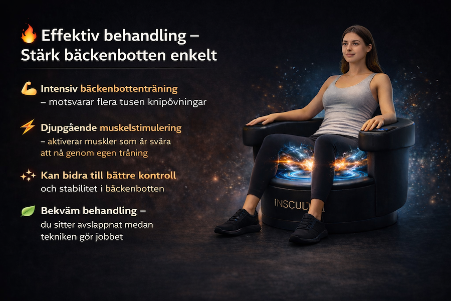 Behandlingskur - Insculpt Chair- 5 beh (vardagar)
