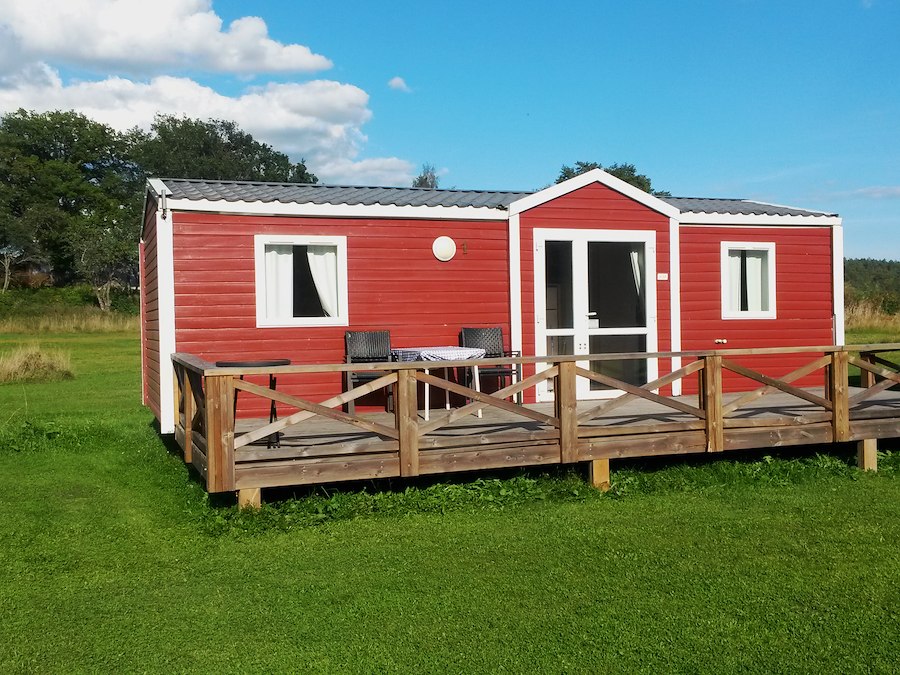 Static caravan type H (4+2 beds, WC/shower)